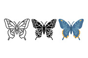 Butterfly Wings Vector Design, a Solid Icon by Artonix (Thumbnail 2 of 2)