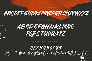 Gorock Brush Typeface