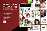 Scrap - Instagram Puzzle Feed, a Social Media Template by Plan B (Thumbnail 1 of 6)