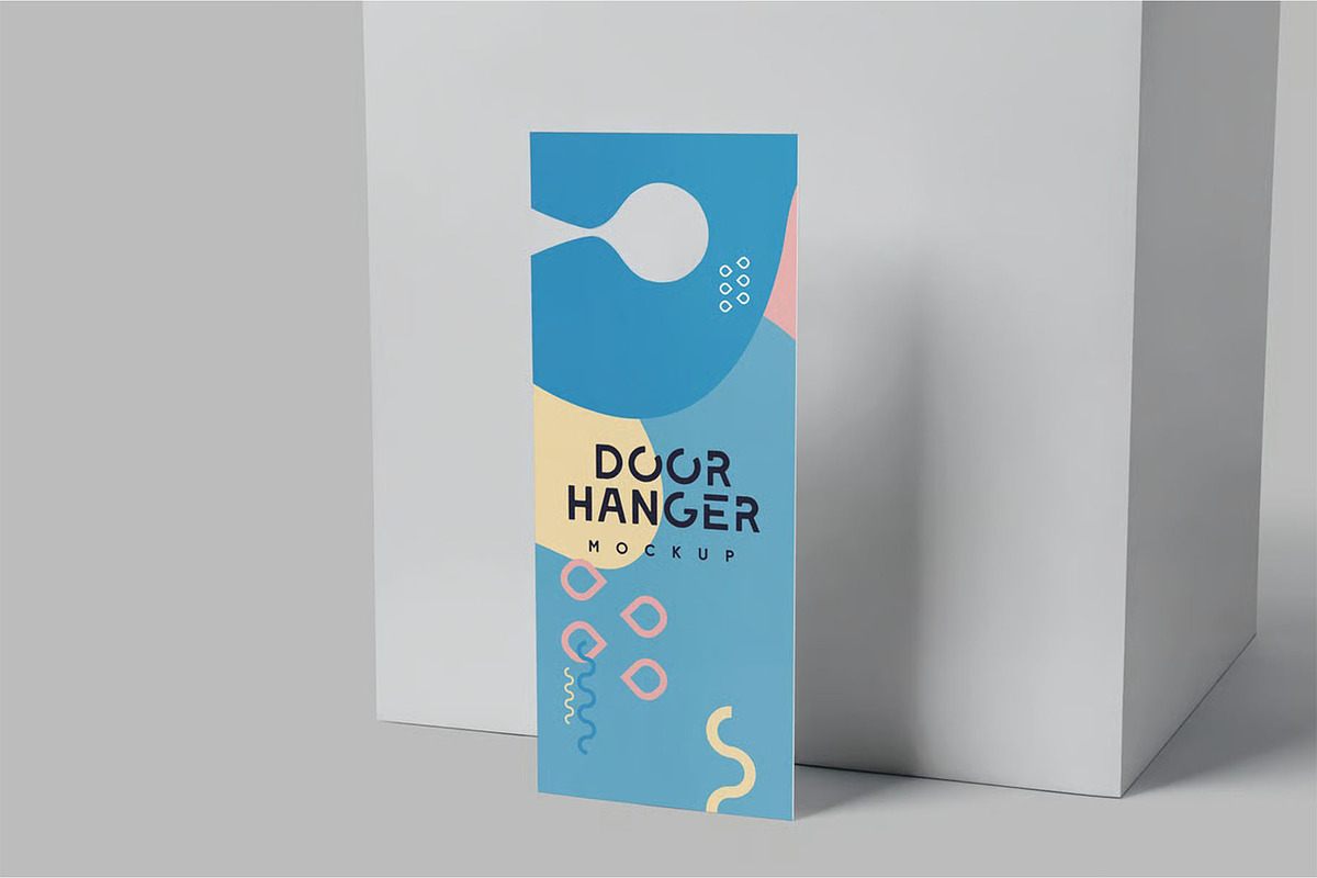 Door Hanger Mockup Templates, an Advertising Mockup by megostudi0 (Photo 6 of 7)
