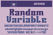 Real time font, a Font by weknow (Thumbnail 5 of 5)
