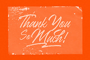 Ranshell - Dry Brush Script, a Script Font by Letterhend Studio (Thumbnail 8 of 8)