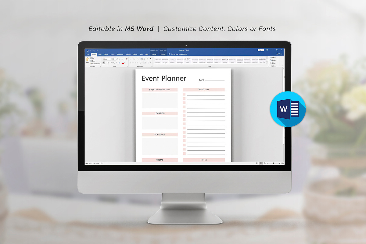 Event Planner, a Stationery Template by DesignDevisers (Photo 9 of 10)