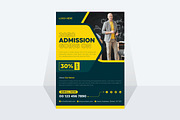 Admission Flyer Design, a Flyer Template by MxVect Stock (Thumbnail 3 of 3)