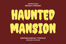 Haunted Mansion - Halloween Font