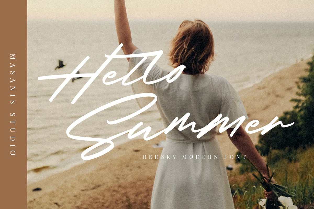 RedSky - Luxurious Signature, a Script Font by Masanis (Photo 15 of 16)