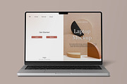 Macbook Mockup Set | 25 PSD files, a Mac Mockup by rahmatmoscae (Thumbnail 9 of 26)