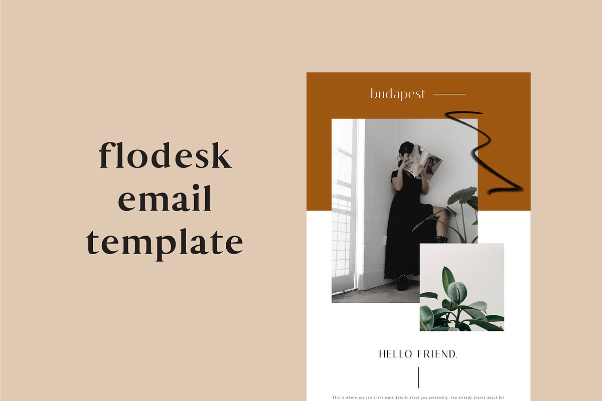 Budapest Flodesk Email Template, an Email Template by The Blog Stop (Photo 1 of 2)