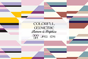 Colorful Geometric Seamless Pattern, a Pattern Graphic by StudioGlouna (Thumbnail 1 of 9)