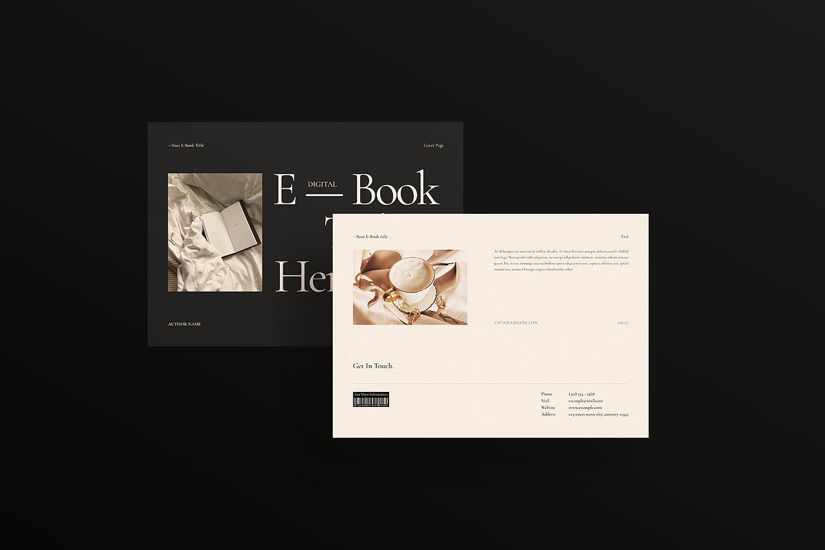 Digital E-Book Landscape Template, a Magazine Template by ArtisanaAura (Photo 14 of 18)