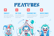 Circus Performer Illustrations, a Person Illustration by Creative Stall (Thumbnail 2 of 8)