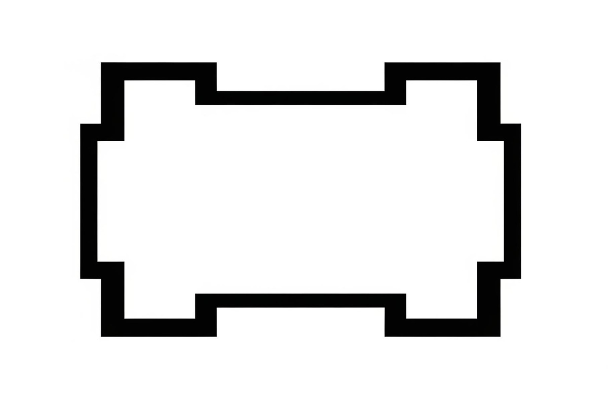 Pixel Art Border Frame SVG Bundle, an Illustration by Gfx_Store (Photo 3 of 31)
