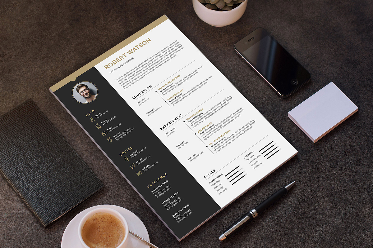 Resume/CV, a Resume Template by SlideCo (Photo 2 of 5)