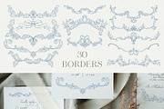 Baroque Line Art | Frames & Crests, a Decorative Illustration by Berentine.art (Thumbnail 12 of 17)