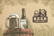 Vintage brewery. Alcohol production., a Food Illustration by bioraven (Thumbnail 8 of 15)