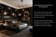 NOIR CELESTIA - SEAMLESS PATTERNS, a Pattern Graphic by LUSH Studio (Thumbnail 4 of 6)