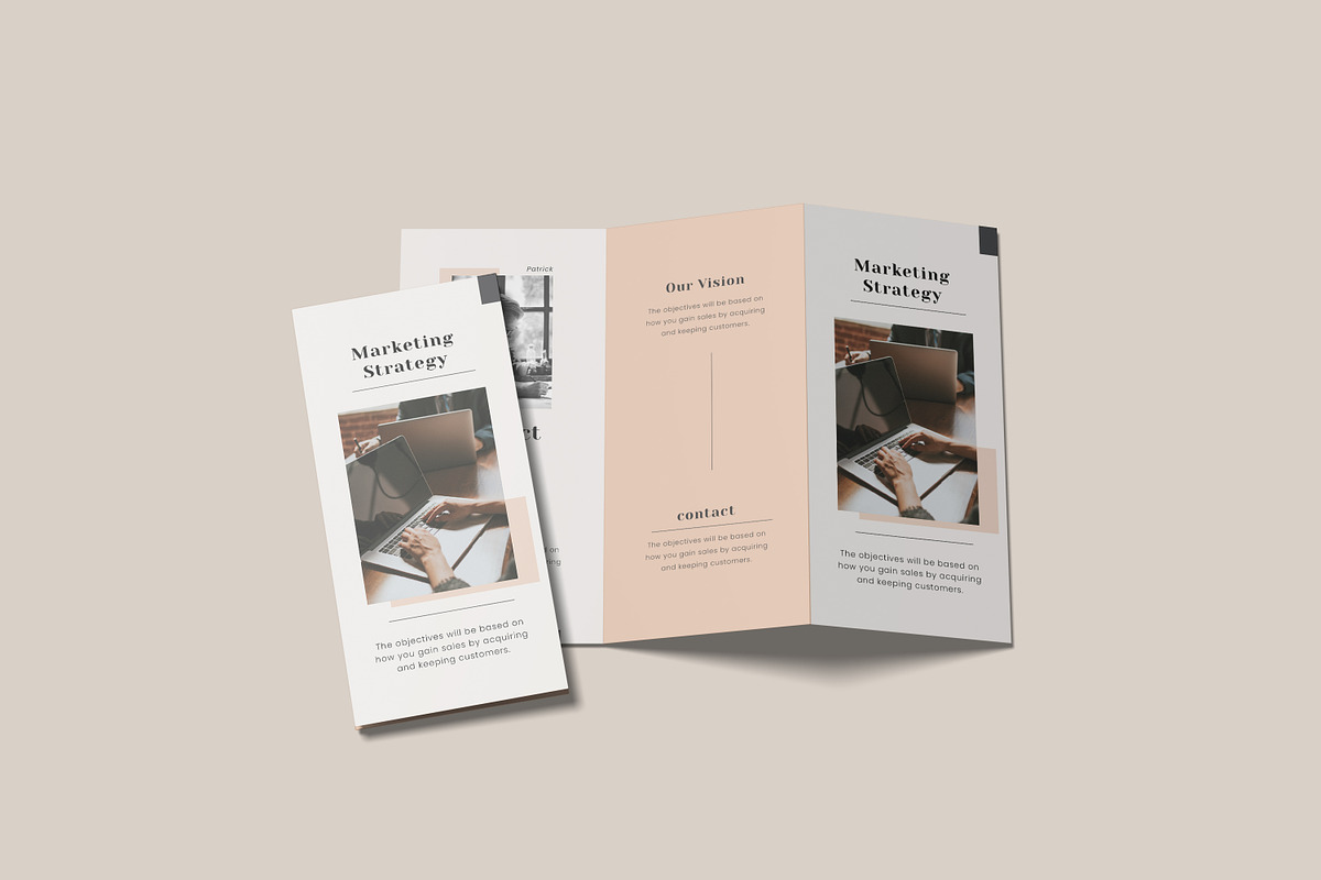 A4 Trifold Brochure Mockup Bundles, a Brochure Template by Graphic Aesthetic (Photo 6 of 20)