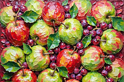 Tropical, Summer Fruit Oil Painting, a Food Illustration by PLUM&FIGS (Thumbnail 20 of 22)