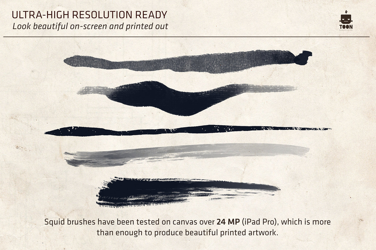 Squid Brush Pack for Procreate, a Brush Add-On by Frankentoon Store (Photo 6 of 7)