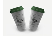 Coffee Cup Packaging Mockup Template, a Cups & Container Mockup by DesignRushMarket (Thumbnail 3 of 11)