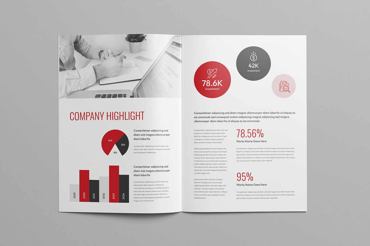 Company Profile Brochure, a Brochure Template by Pixelpick (Photo 7 of 9)