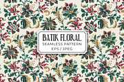 Batik Floral Summer Patterns, a Pattern Graphic by ASTUDIO (Thumbnail 7 of 8)