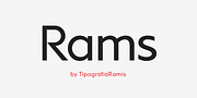 Rams, a Sans Serif Font by TipografiaRamis (Thumbnail 1 of 5)