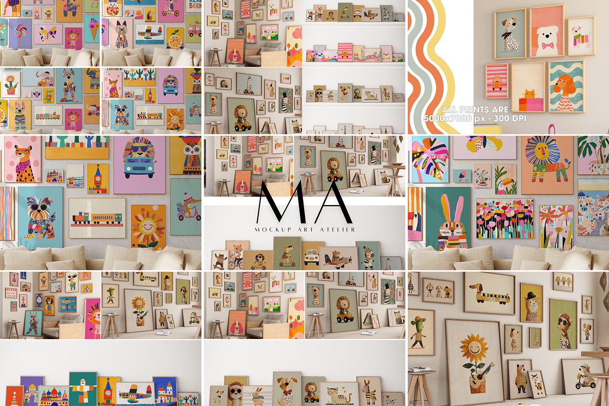 Mega Poster Shop Builder Bundle, a Household Mockup by Mockup Art Atelier (Photo 5 of 61)