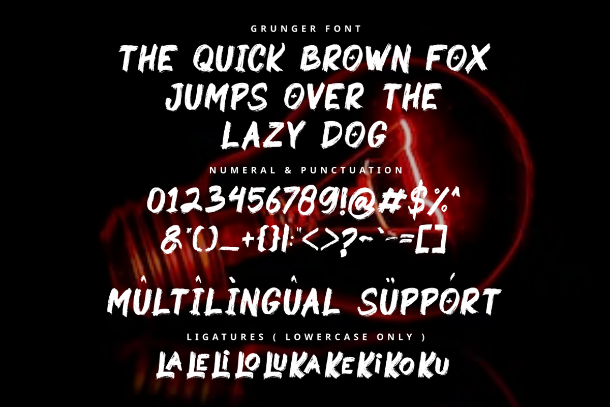 Grunger | Masculine Dry Brush, a Handwritten Font by Rissyletter Studio (Photo 8 of 8)