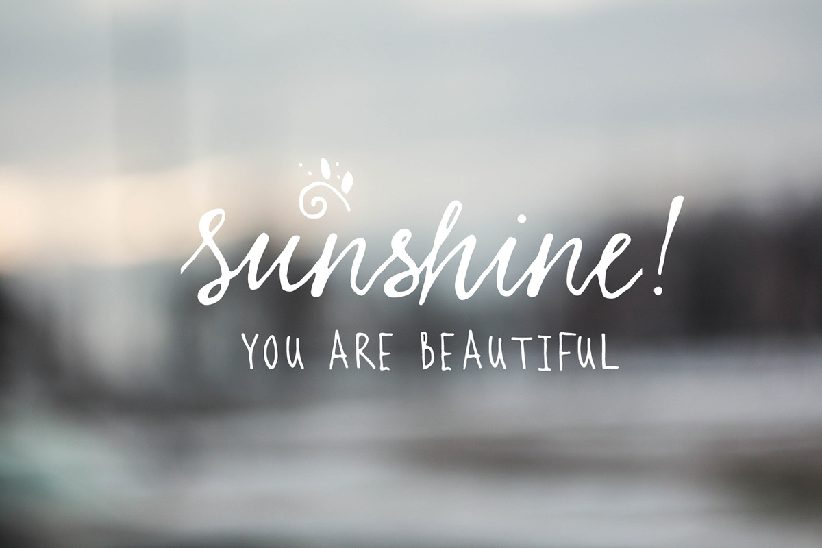 Oleander font (2 versions) preview 5