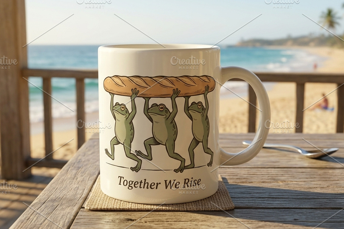 Together we rise illustration, an Animal Illustration by Vectorlina (Photo 4 of 4)