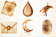Coffee Stains Clipart, an Illustration by Rose Art (Thumbnail 3 of 7)