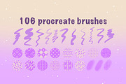105+ Procreate linocut brushes, a Brush Add-On by laura.design (Thumbnail 3 of 9)