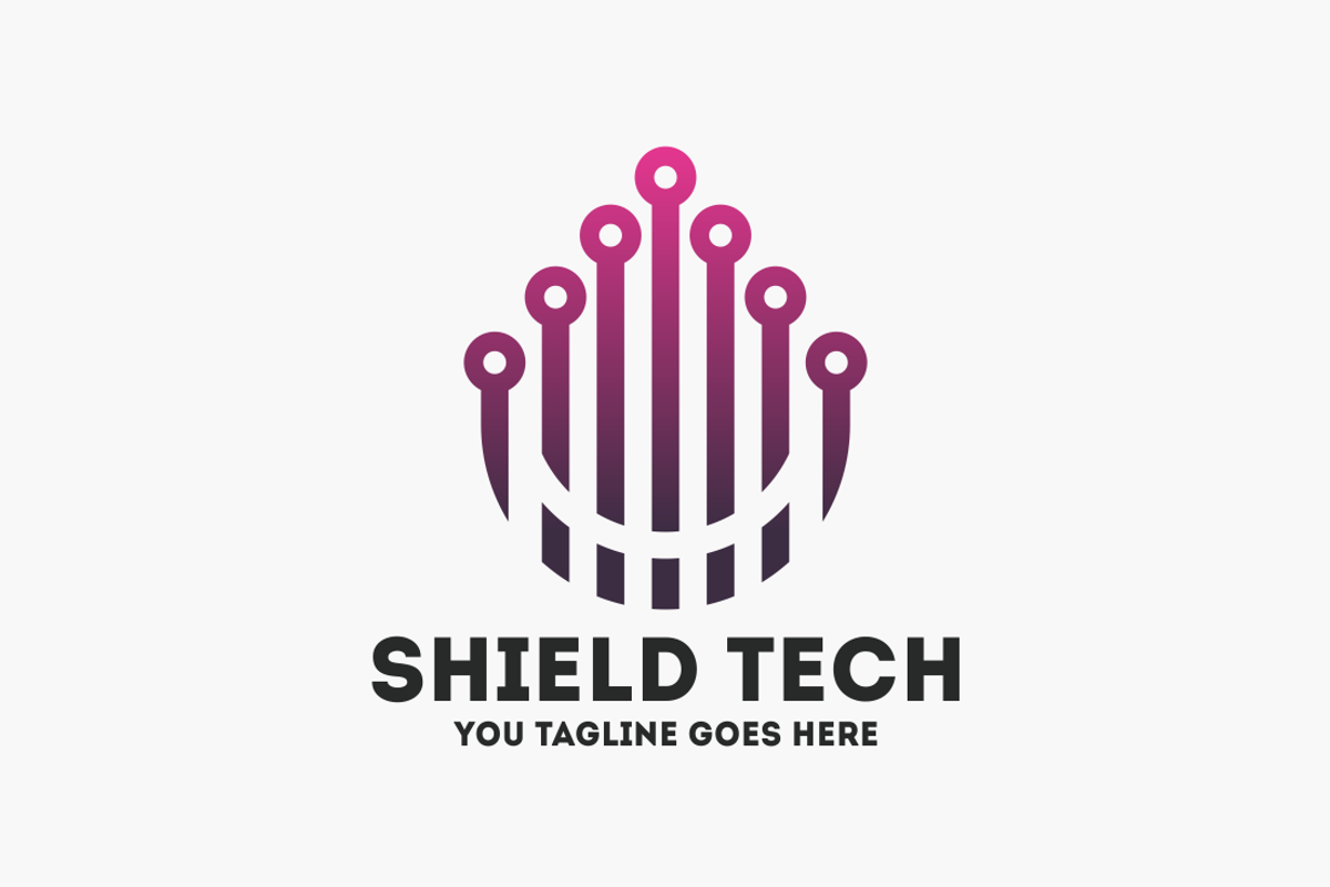 Shield Tech Logo, a Branding & Logo Template by Brandlogo