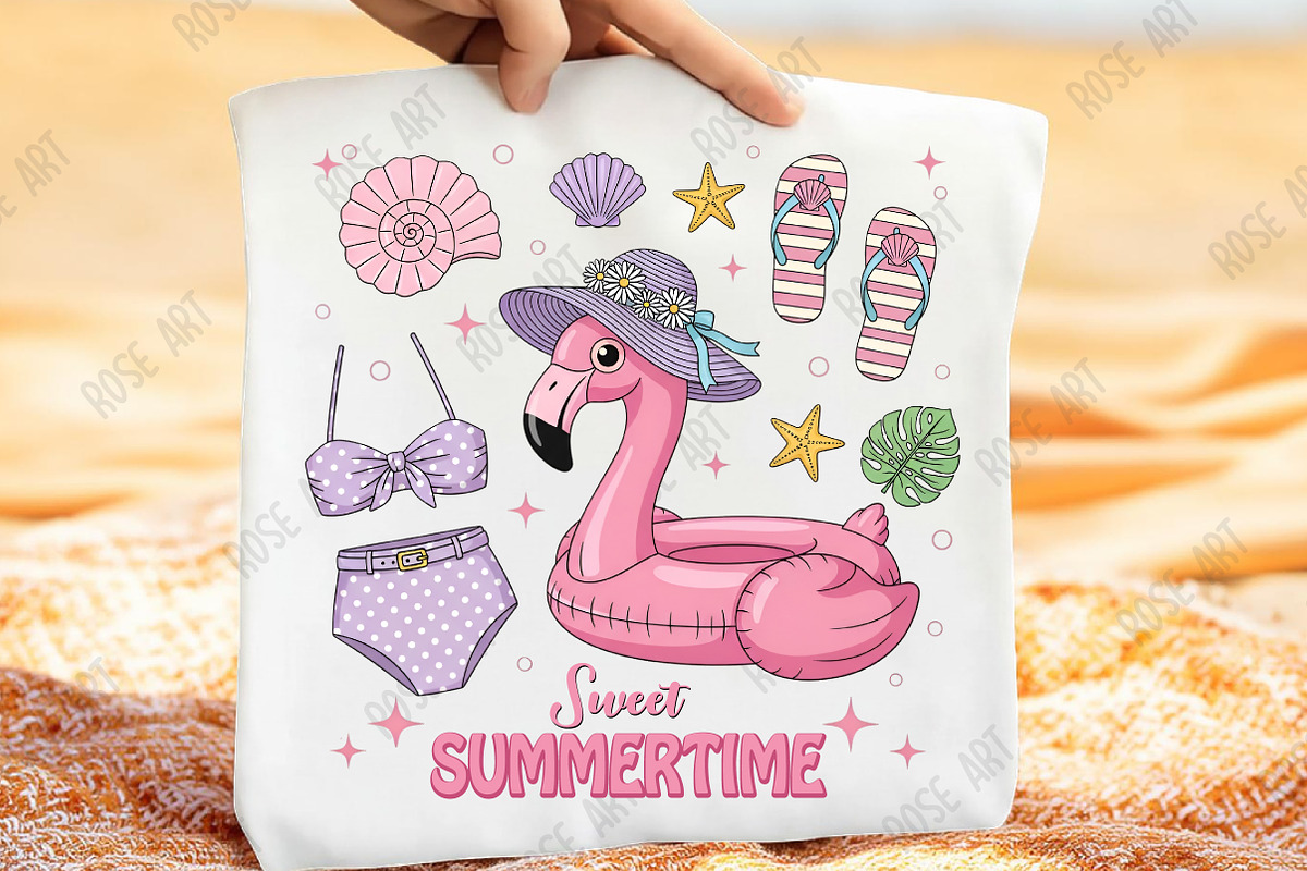 Sweet Summertime Sublimation Png, a Seasonal Illustration by Rose Art (Photo 3 of 4)