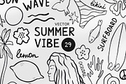 Summer Vibes Vector Collection, a Sport Illustration by MilanaDesignShop (Thumbnail 1 of 4)