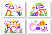 8 Rate Us Vector Illustration, a Person Illustration by denayunebgt (Thumbnail 3 of 3)