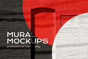 Street mural mockup bundle outdoor, an Advertising Mockup by FoundImages (Thumbnail 32 of 42)