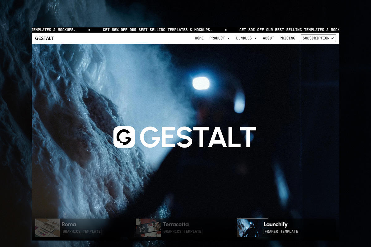 Gestalt Framer E-Commerce Template, a Templates & Theme by Huehaus Studio (Photo 4 of 4)