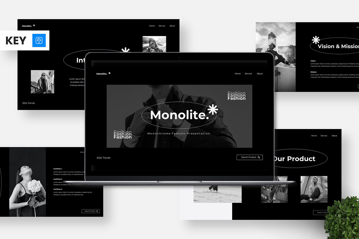 Monolite - Keynote Templates, a Presentation Template by Deepslide Studio (Photo 1 of 6)