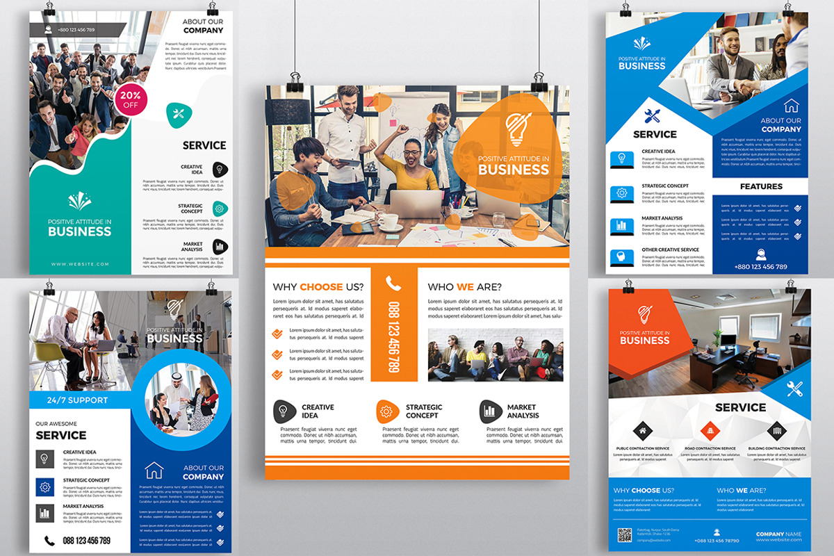 500+ Corporate Business Flyers, a Flyer Template by Imagine Design Studio (Photo 8 of 68)