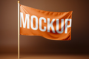 Flag Mockup, a Merchandise Mockup by dpi (Thumbnail 5 of 6)