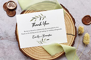 Minimalist Greenery Wedding Suite, an Invitation Template by BlueRobinDesignShop (Thumbnail 5 of 5)