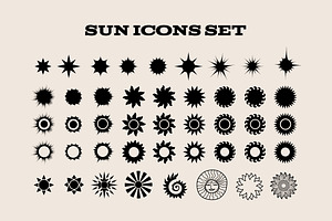 Sun Icons Set