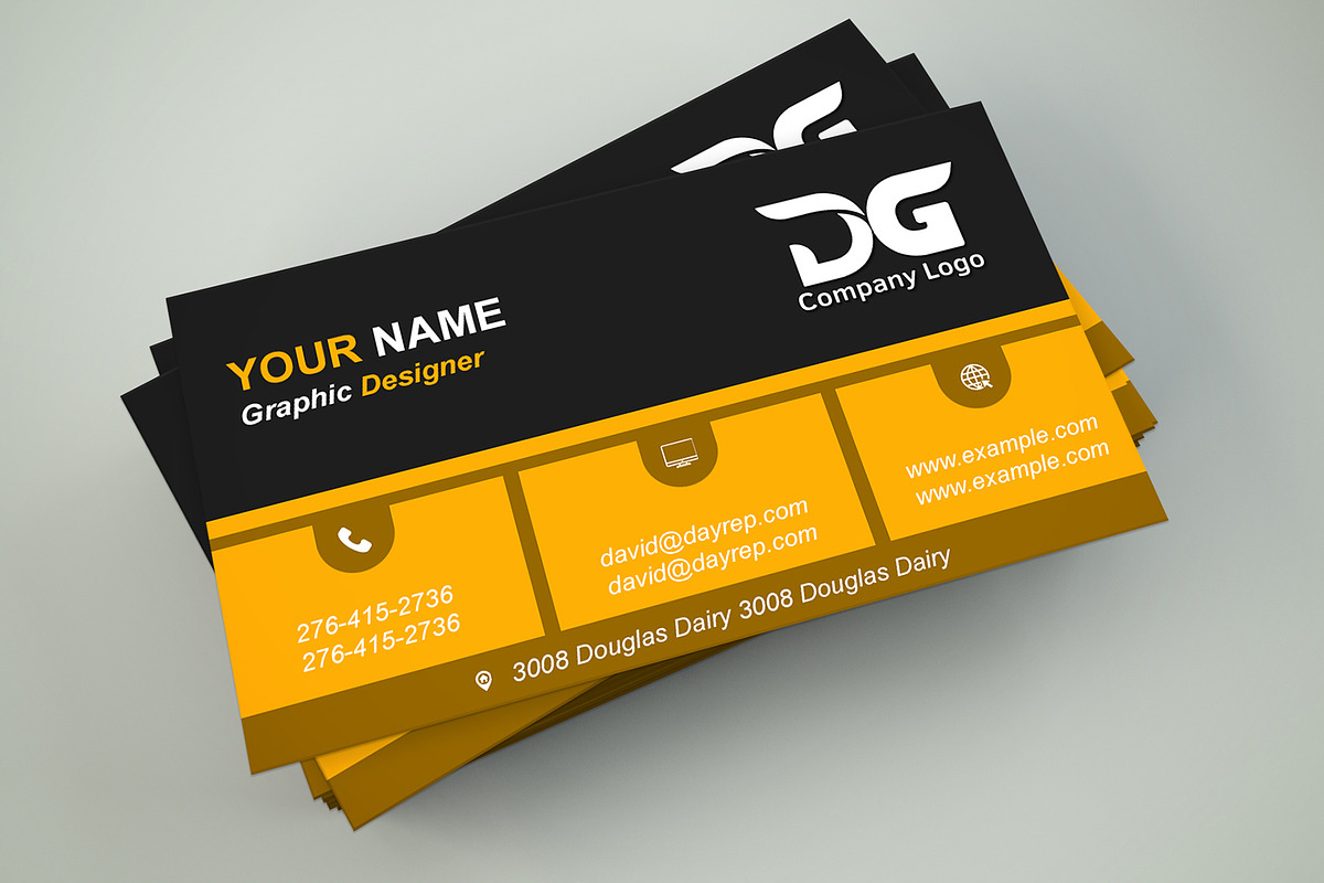 Editable Visiting Card Design preview 6