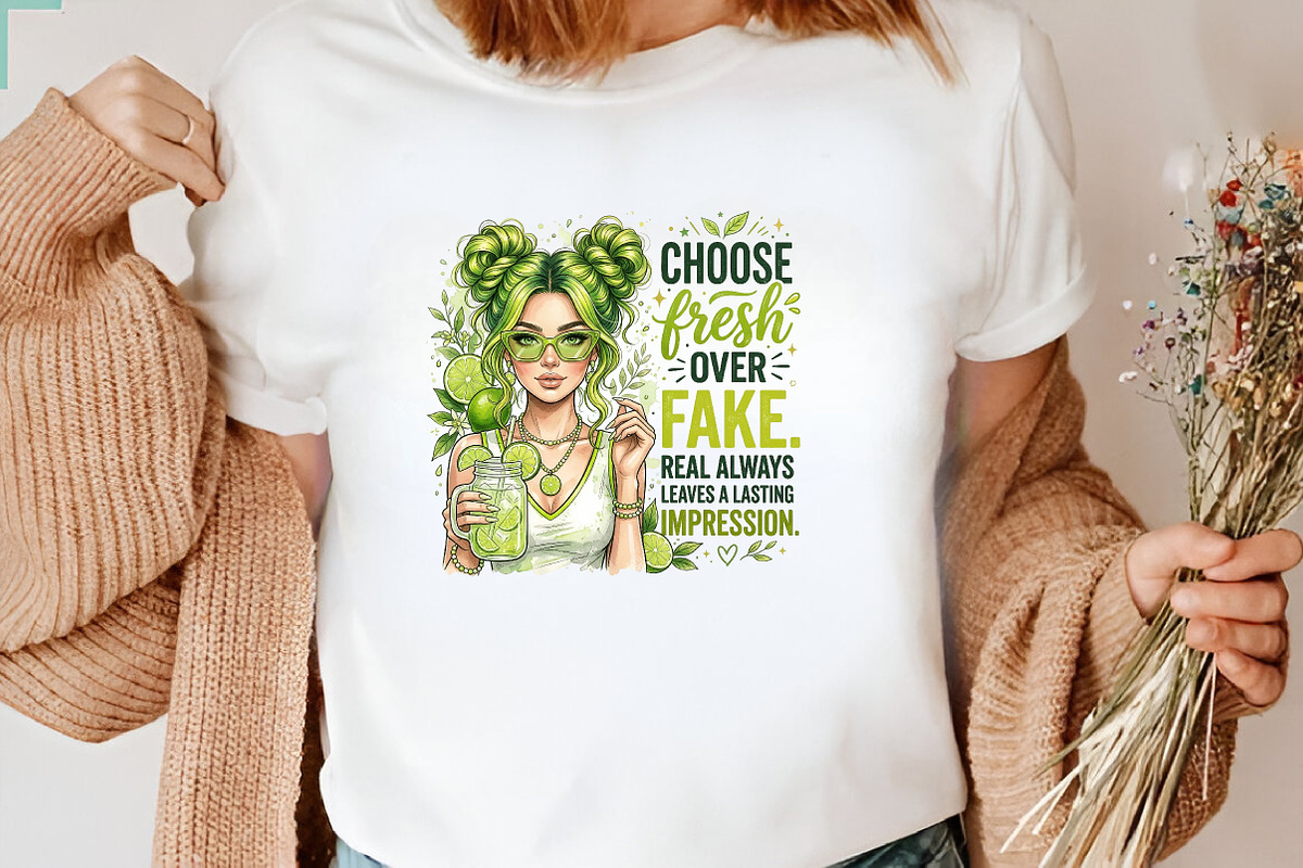 Choose Fresh over Fake Summer Lime, a Seasonal Illustration by CraftArtStudio (Photo 3 of 4)