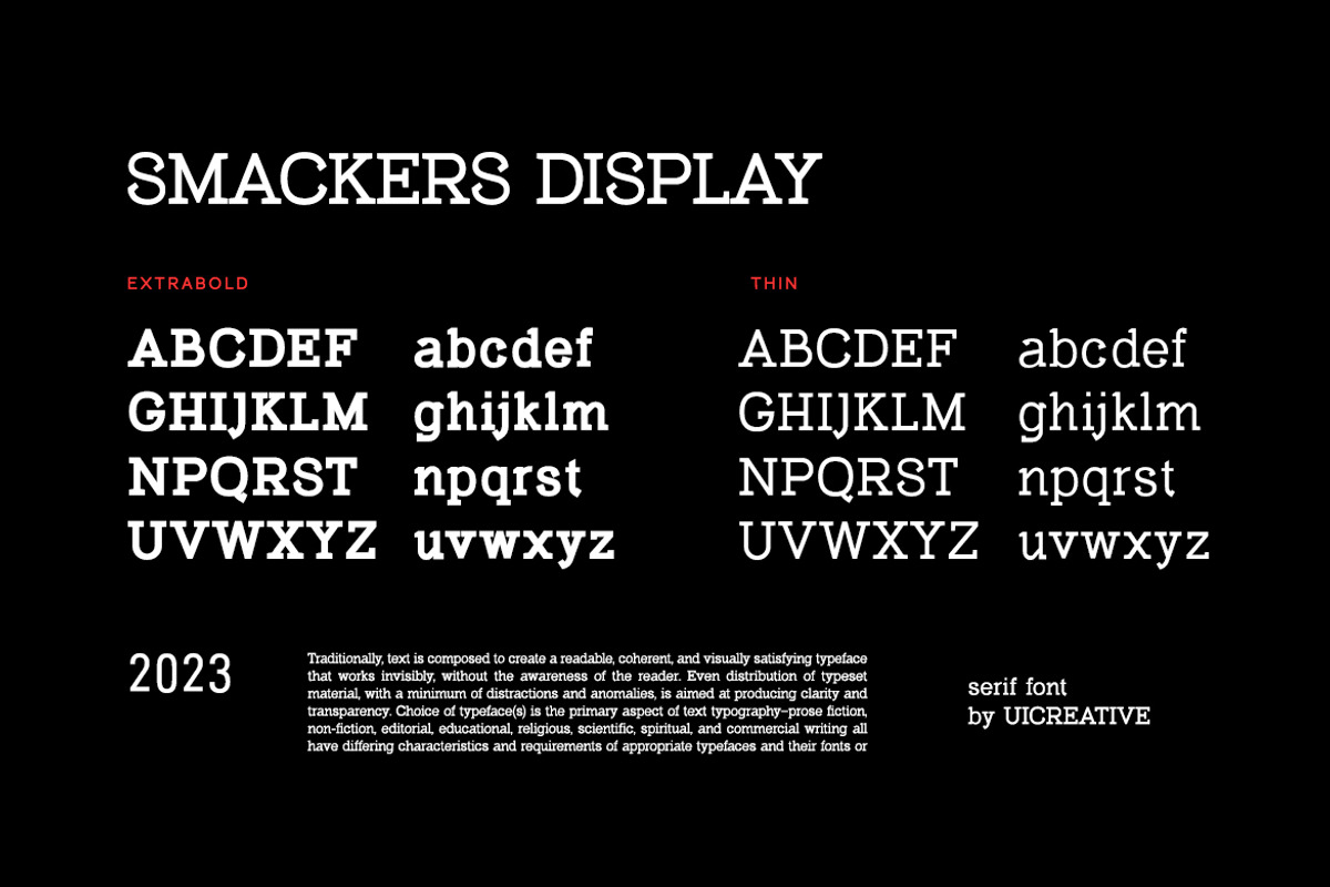 Smackers Display Serif Font, a Serif Font by UICreative (Photo 10 of 13)