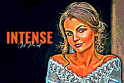Intense Oil Paint, an Action Add-On by U_Design (Thumbnail 1 of 5)