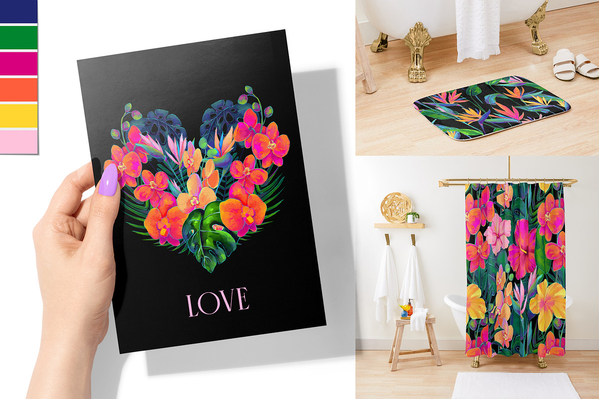 Birds of Paradise graphics/patterns, a Pattern Graphic by Salted Galaxy (Photo 2 of 14)