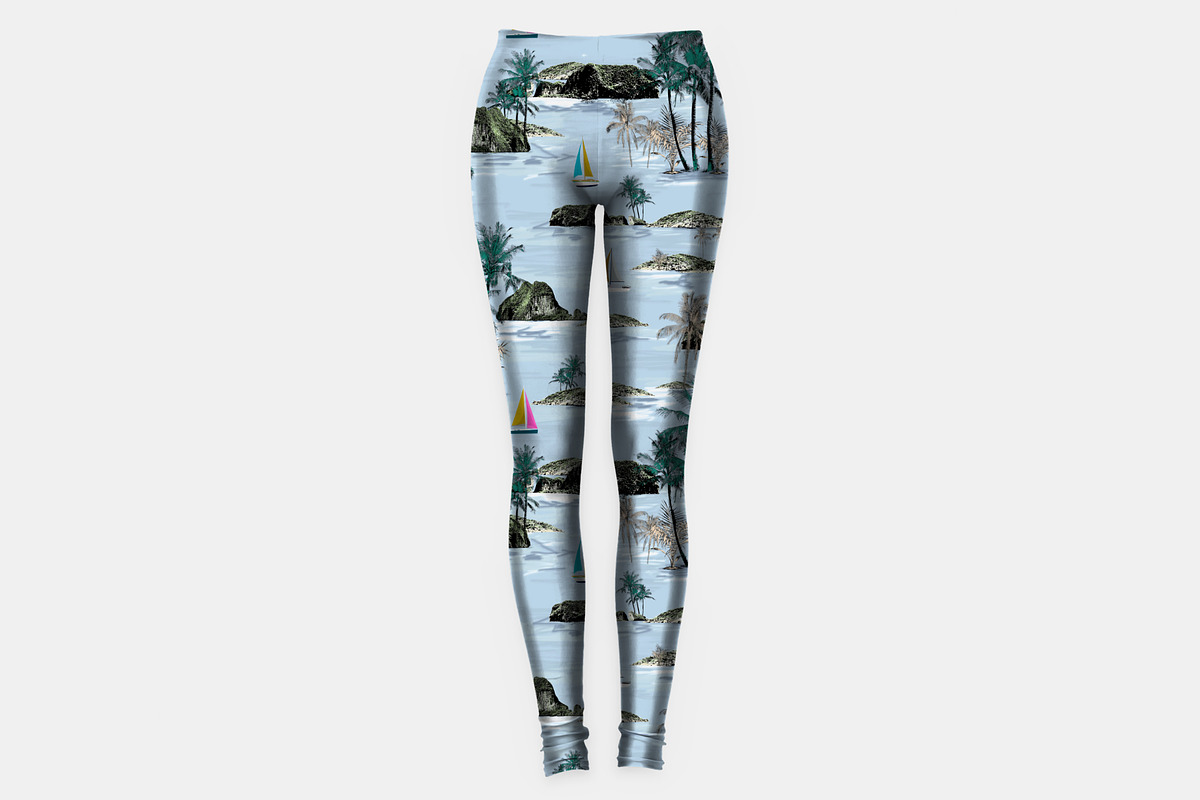 Island Pattern & Seamless Print, a Pattern Graphic by Talip Memis (Photo 3 of 6)
